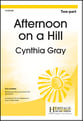 Afternoon on a Hill Two-Part choral sheet music cover